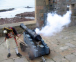 The Gunner Fires The Midday Cannon.